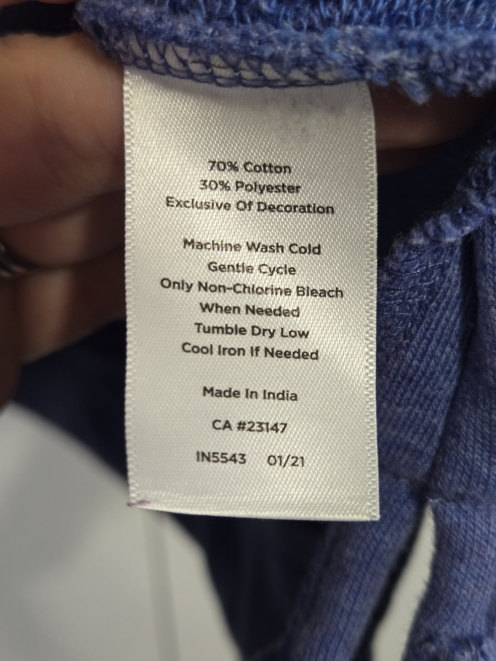 Talbots Plus 3X Blue Polka Dot Sweatshirt Women Cozy Pullover Casual Top - Picture 3 of 5